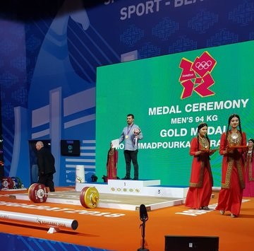 محمدپور در عشق‌آباد طلای المپیک گرفت