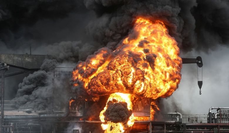 آتش گرفتن دو نفتکش در بندر اولسان کره جنوبی