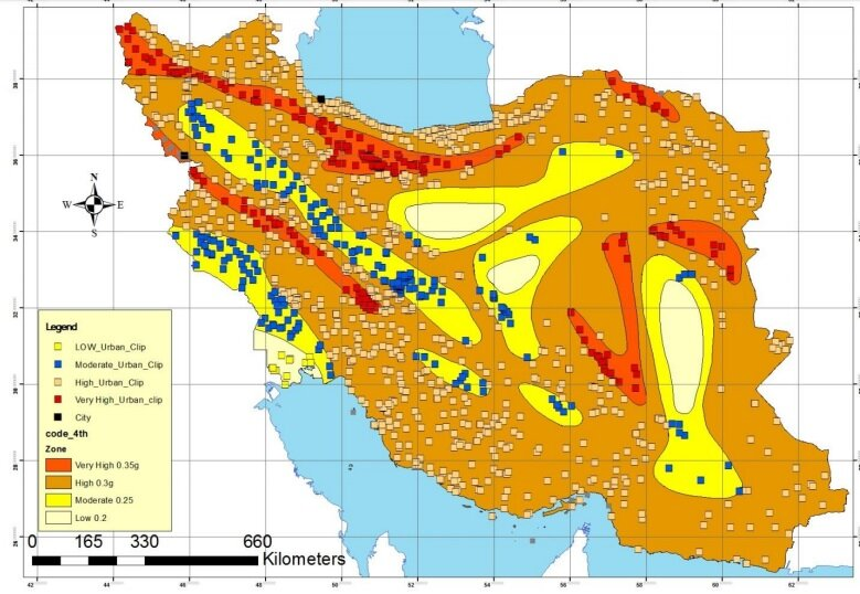 قرار گرفتن ۶۸ درصد مساحت ایران در ناحیه با خطر زلزله بالا/ ساخت ۱۰۱ برج بر روی گسل