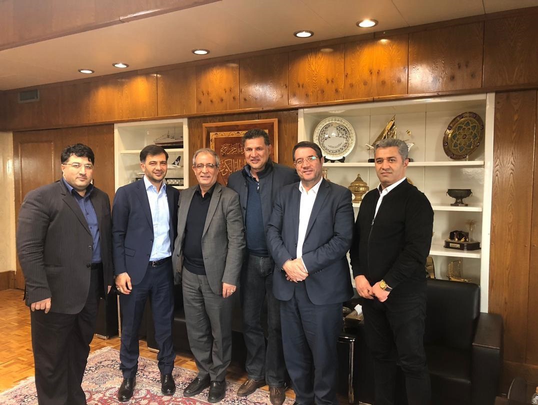 دیدار علی دایی با وزیر صنعت +عکس