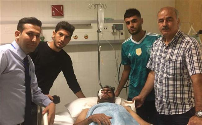 عکس| ستاره جوان تراکتورسازی دچار صانحه رانندگی شد عکس| ستاره جوان تراکتورسازی دچار صانحه رانندگی شد