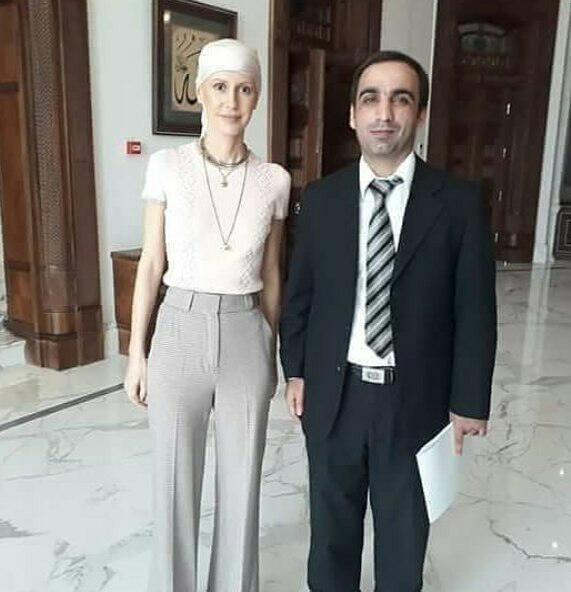 چهره همسر بشار اسد بعد از شیمی درمانی